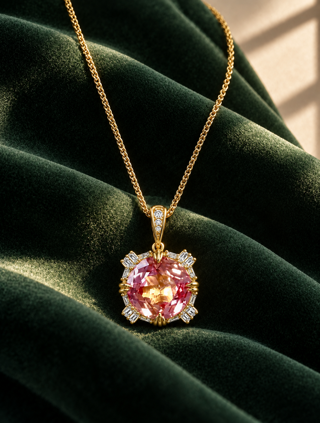 Aura Lotus Necklace