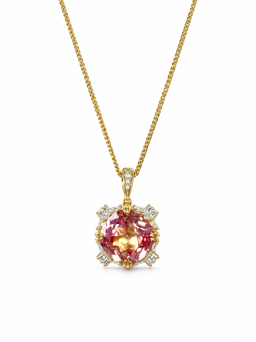 Aura Lotus Necklace