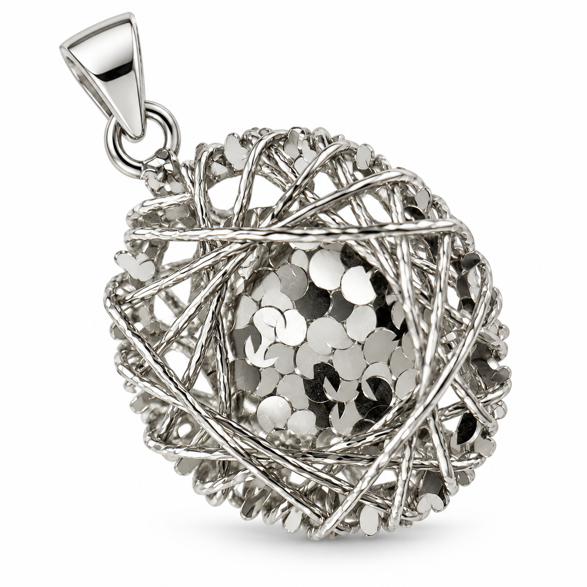 Silver Prism Necklace